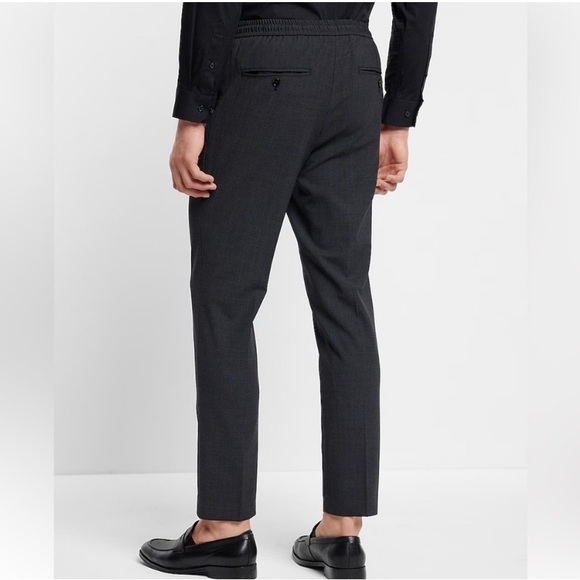 🐟Express Men’s Extra Slim Charcoal Wool Blend Modern Tech Dress Pants NWT - Picture 3 of 6